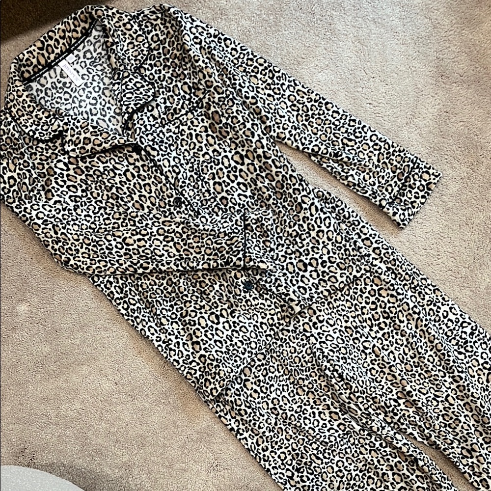 Leopard Print Pajamas